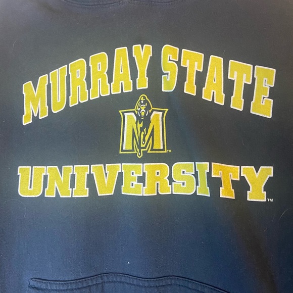 Msu murray state racers navy CI Sport blue longsleeve Hoodie medium unisex sweat - Picture 2 of 7